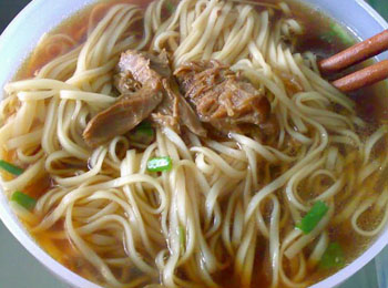 肉丝汤面