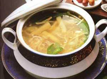 芦笋鸡丝汤